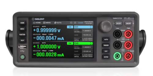 Siglent SMM3312X Precision Source/Measure Unit, 2 ch, 10 fA, 210 V, 3 A DC/10.5 A pulse