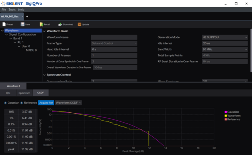 Siglent SG-SigIQPro-IEEE.802.11.ax Wifi 6 signals generation (software license,  one license for one generator serial number)