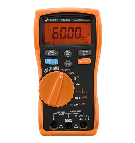 Keysight U1232A True RMS 6000 count handheld DMM