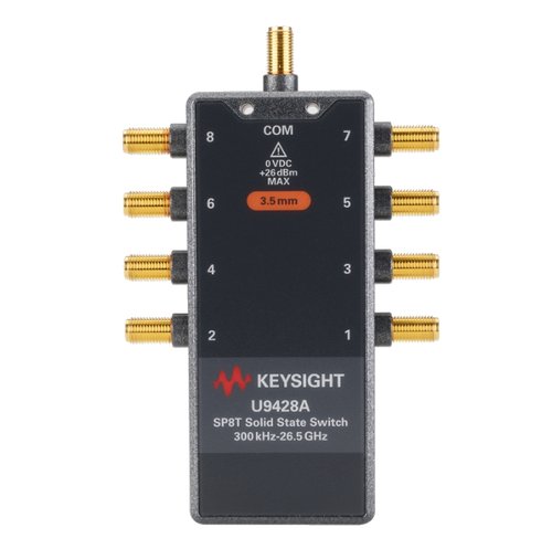 Keysight U9428A FET Solid State Switch, 300 kHz to 26.5 GHz, SP8T