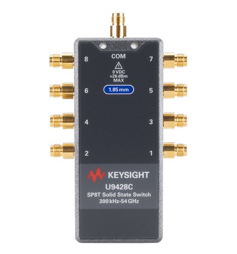 Keysight U9428C FET Solid State Switch, 300 kHz to 54 GHz, SP8T